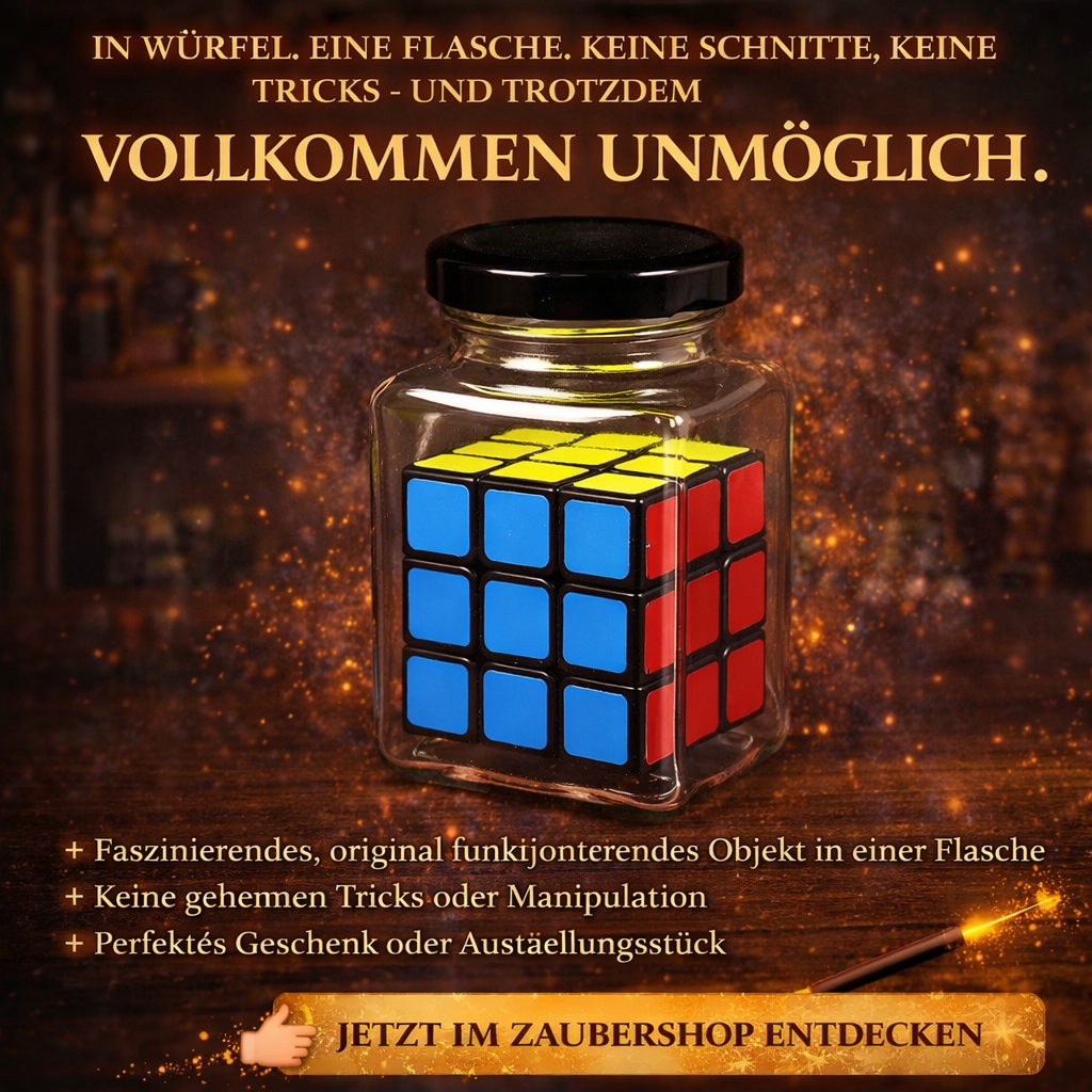 Cube in a Bottle – Der unmögliche Würfel in der Flasche