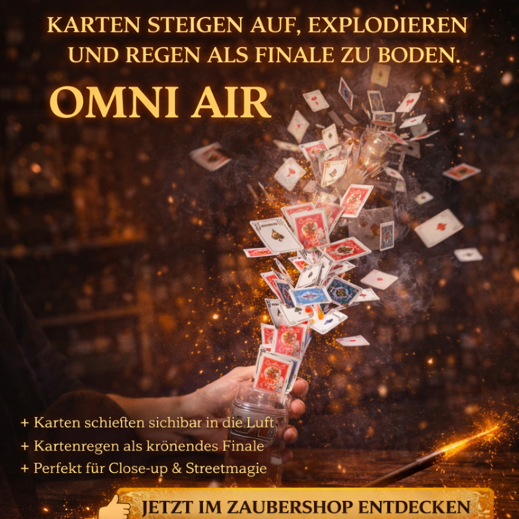 Omni Air – Schwebende Kartenillusion von Victor Sanz